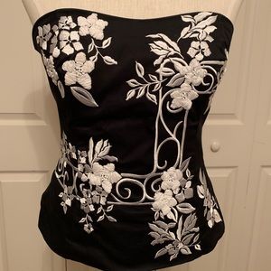 White House Black Market Sz 8 Bustier, Corset Top